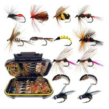 Kit De Moscas De Pesca Con Mosca, 50/114 Piezas Hechas A Man