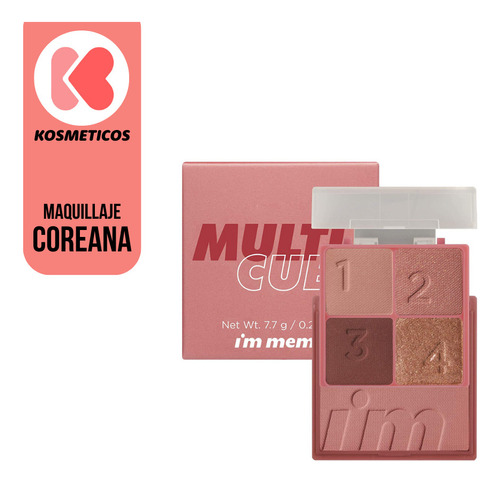 Sombra De Ojos + Rubor/ Multi Cube Paleta Maquillaje Coreano