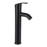 Monomando Alto  Negro Mate Para Lavabo 4435.2 Dica