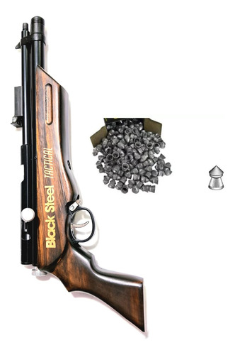 Pistola De Aire Comprimido Calibre 5,5/ Black Steel Tactical