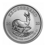 Moneda De Plata 999 Krugerrand Sudafrican 1 Oz + Cápsula