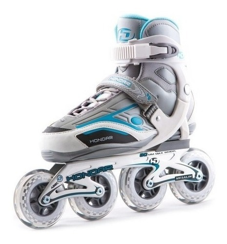 Patin En Linea Hondar Mesalin Urbano Fitness Blanco/azul