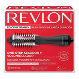 Cepillo Revlon One Step Secador/voluminizador Titanio Oval.