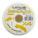 Multifilamento Lexus 0,12 Mm 18lb X4 100 Mts 8.2 Kg. Colores