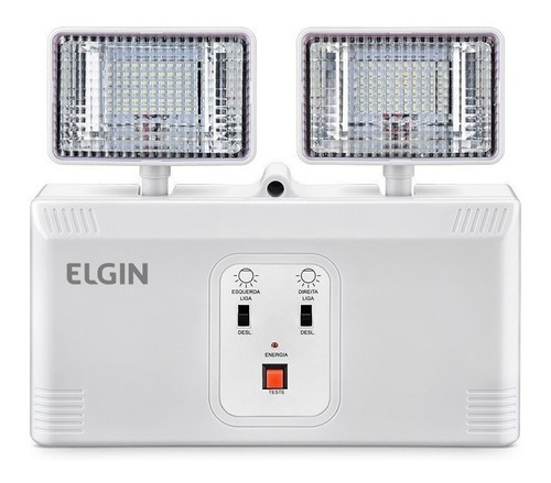 Luminária De Emergência Led Power Line 16w 6500k Elgin