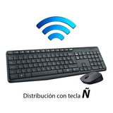 Kit Teclado Ñ Y Mouse Inalambrico Logitech Mk235 Zonagamerch