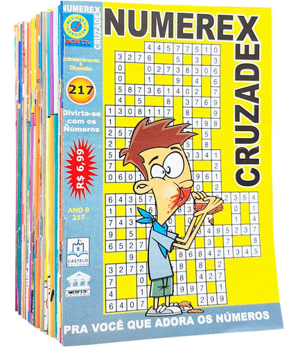 Revistas Passatempos Com Números Numerix Numerox Numerex 