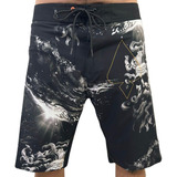 Bermuda Mcd Boardshorts Poseidon Preto Original Exclusiva