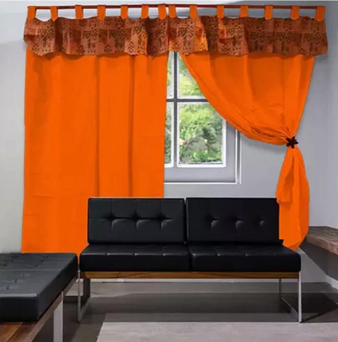 Cortinas Ambiente Tropicales Lisas Estampadas Envio Gratis