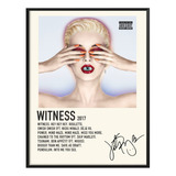 Poster Katy Perry Album Music Tracklist Exitos Witness 45x30