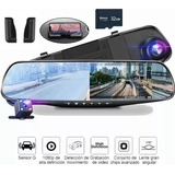 Espejo Retrovisor 4.5 PuLG Doble Cámara Frente Reversa Dvr