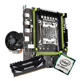 Kit Gamer Placa Mãe X99 Atermiter P4 Xeon E5 2699 V3 32gb Co