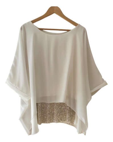 Blusa Superpuesta De Gasa Talle Especial 