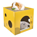 Casa Escondite Doble Capas Para Conejo Enano Y Mascotas