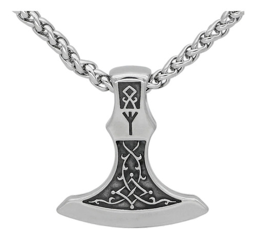 Collar Vikingo Amuleto Runas Vikingas Hombre Moda 2023