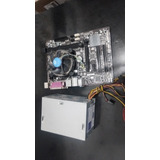 Placa Mãe Gigabite Mas Processador I3 -4170 E Fonte De Ener