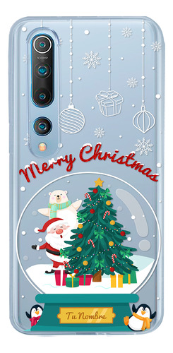 Funda Para Xiaomi  Santa Claus Navidad Con Tu Nombre