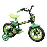 Bicicleta Infantil Track Bikes Aro 12 Cor Verde/preto Cor Verde Tamanho Do Quadro 8