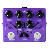 Pedal De Efecto Caline Ragnarok Reverb Delay Cp-80  Violeta