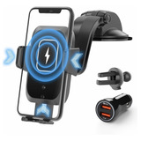 Shawe Wireless Car Charger, 15w Qi Fast Charging Auto-clampi