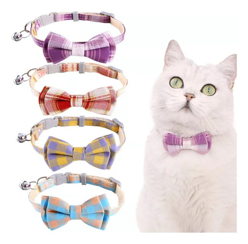 Accesorios Mascotas Collar Mascota Para Perros Collar Gatox4 Color Gato Femenino Corazones