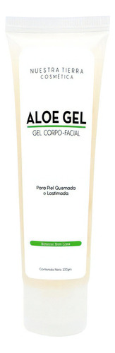 Gel Orgánico De Aloe Vera Y Lavanda 100grs Todo Tipo De Piel