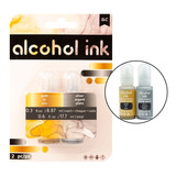 Alcohol Ink .3oz | Pintura Base Alcohol Vidrio Papel 2pz