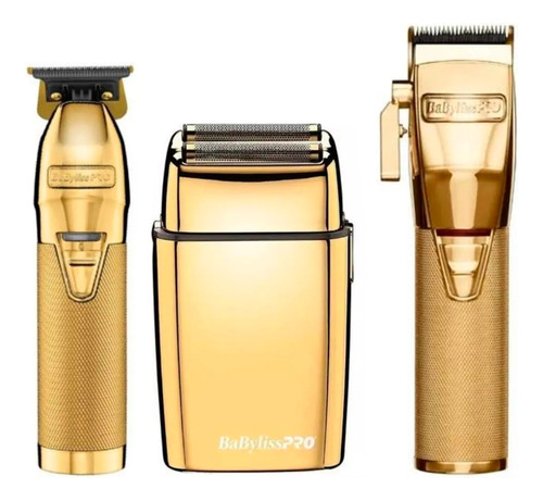 Combo Babylisspro Recortadora Perfiladora Shaver Gold Fx