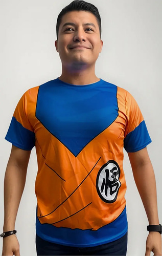 Playera Sublimada Goku Traje Tallas Extra