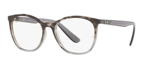 Armação Oculos Grau Ray Ban Rb7161l 5980 52 Cinza Havana