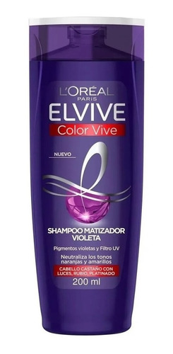 Shampoo Matizador Violeta Elvive Color Vive 200ml