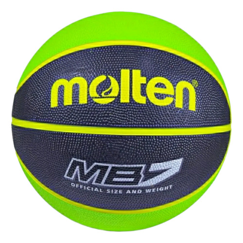 Balón De Baloncesto Molten 8 Paneles Mb7 -verde