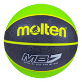 Balón De Baloncesto Molten 8 Paneles Mb7 -verde