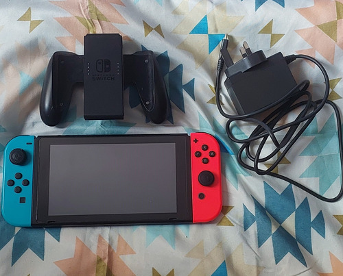 Nintendo Switch 32gb Vermelho E Azul Gen 1