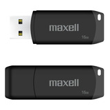 Pendrive 16 Gb Negro Maxell, Memoria Usb A