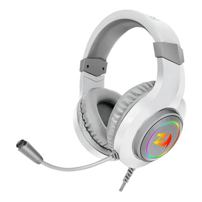 Headset Gamer Redragon Hylas White H260-rgb-w Color Blanco Luz RGB | Envío gratis