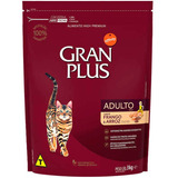 Ração Granplus Gato Adulto Frango E Arroz 3kg