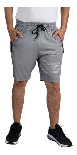 Short Deportivo Hombre Secado Rápido. Bolsillos Ff