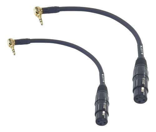 Wjstn Ángulo Trs De 3,5 Mm A Adaptador Xlr Hembra De 3 Pines