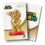 Tarjeta Nfc Amiibo Mario Dorado Gold - Super Mario