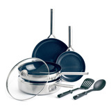 Blue Diamond Cookware - Juego De Ollas Y Sartenes De Cerám.