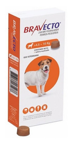 Antipulgas Bravecto 4.5 - 10 Kg Entrega Inmediata