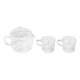 Tetera De Café Infusion Teapot, Tetera De Cristal Con Flores