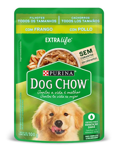 Dog Chow Alimento Húmedo Pollo 100gr