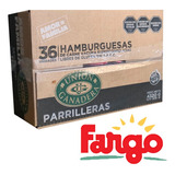 36 Hamburguesas 120 Gramos Unión Ganadera + Fargo + Aderezo