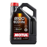 Aceite Motor Auto Motul 8100 5w30 Eco-lite Dexos1 Api Sp 5l