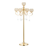 Candelabro De Piso Dorado Para Centros De Mesa, 45.3 Pulgada