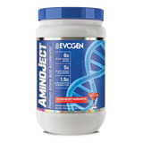 Bcaa Evogen Aminoject Premium Aminoácidos 30 Servicios Sabor Strawberry Margarita