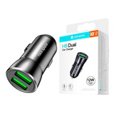 Carregador Veicular [ 2 Usb - 5v 2.4a 12w ] Rock Dual Charge