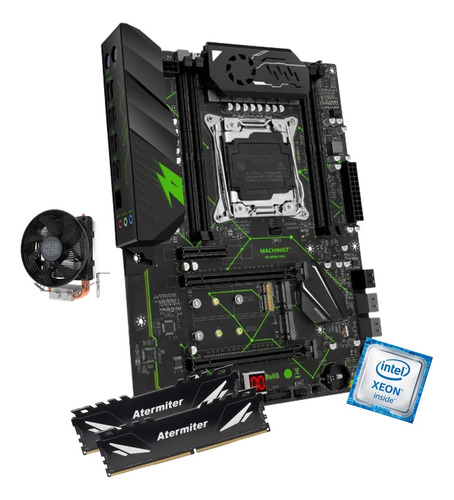 Kit Gamer Placa Mãe Machinist Mr9a Pro Xeon E5 2683 V3 64gb